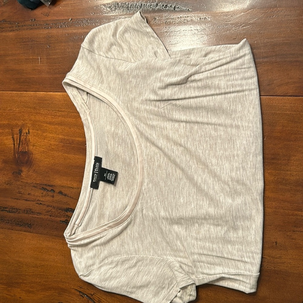 Beige XS White House black market top